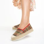 Espadrile dama Amilla rosii