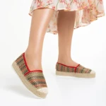 Espadrile dama Amilla rosii