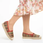 Espadrile dama Amilla rosii