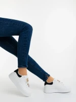 Pantofi sport dama negri din piele ecologica Lorimar