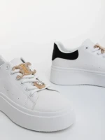 Pantofi sport dama negri din piele ecologica Lorimar