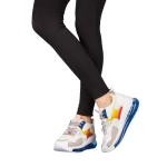 Pantofi sport dama albastri din piele ecologica si material textil Tursa