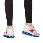 Pantofi sport dama albastri din piele ecologica si material textil Tursa