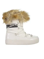 Cizme dama bej din material textil Rosalba