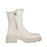 Ghete dama bej din piele ecologica Pallie