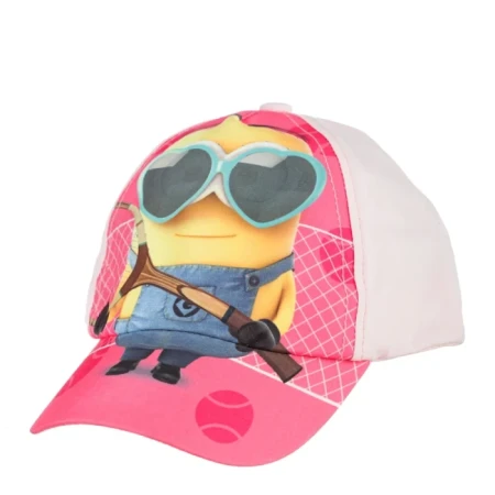 Sapca fete Minions Tenis roz