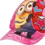 Sapca fete Minions love fucsia