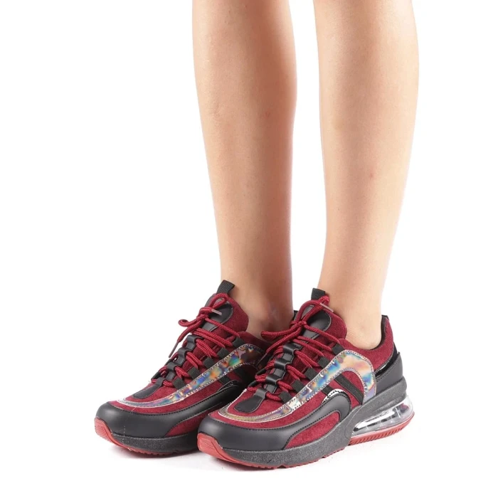 Pantofi sport dama Nikol grena