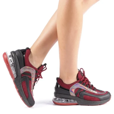 Pantofi sport dama Nikol grena