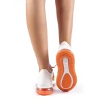 Pantofi sport dama Sadal alb cu galben