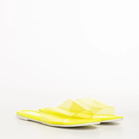 Papuci dama Myrna galbeni