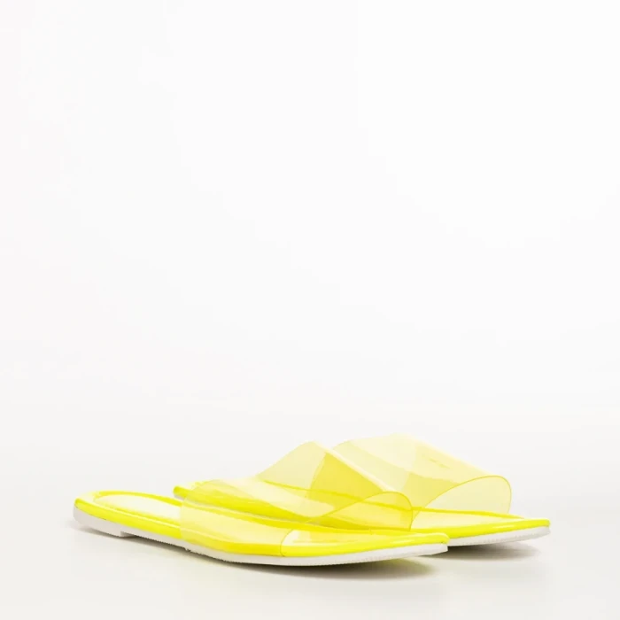 Papuci dama Myrna galbeni