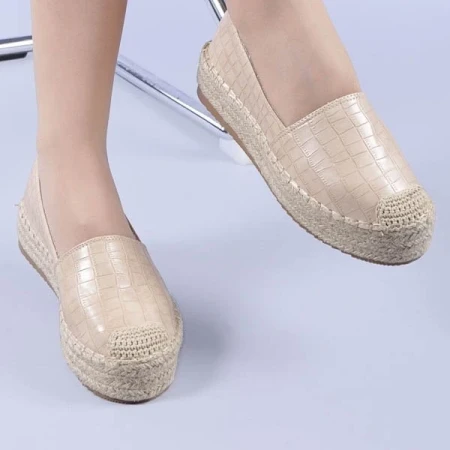 Espadrile dama Millie bej