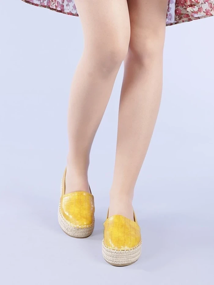 Espadrile dama Madalina galbene