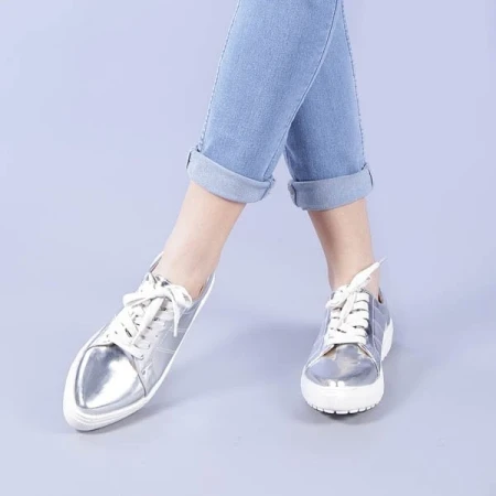 Pantofi sport dama Aniela argintii