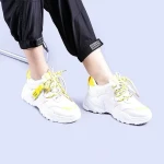 Pantofi sport dama Pemota galbeni