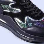 Pantofi sport dama Sorina 1 negri cu argintiu