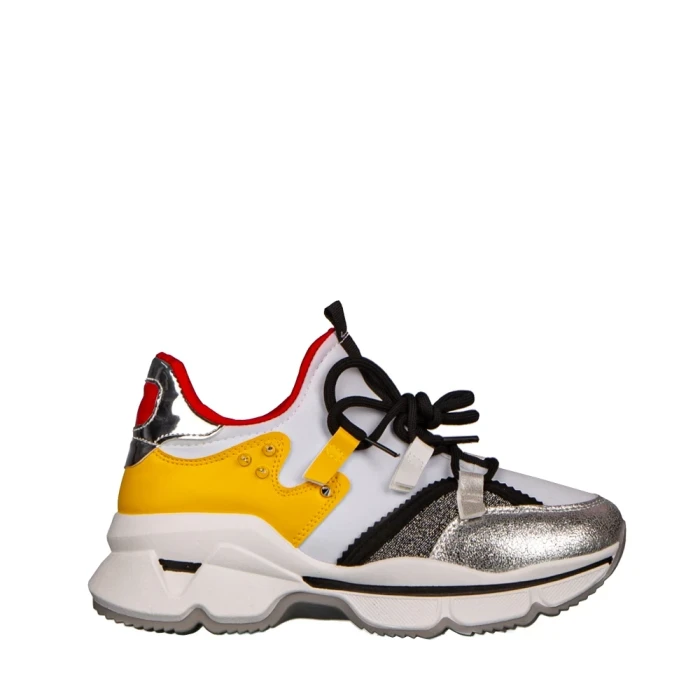 Pantofi sport dama Phoebe albi