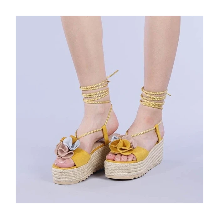 Sandale dama Manya galbene