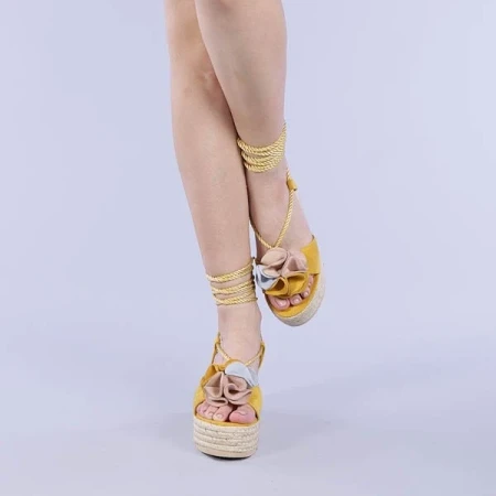 Sandale dama Manya galbene