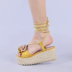 Sandale dama Manya galbene