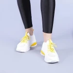 Pantofi sport dama Coralia galbeni