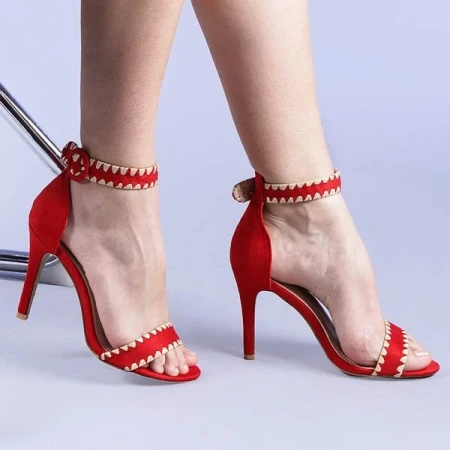 Sandale dama Usaghi rosii