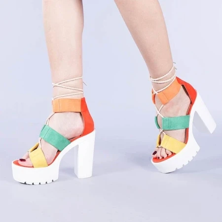 Sandale dama Yasmine rosii