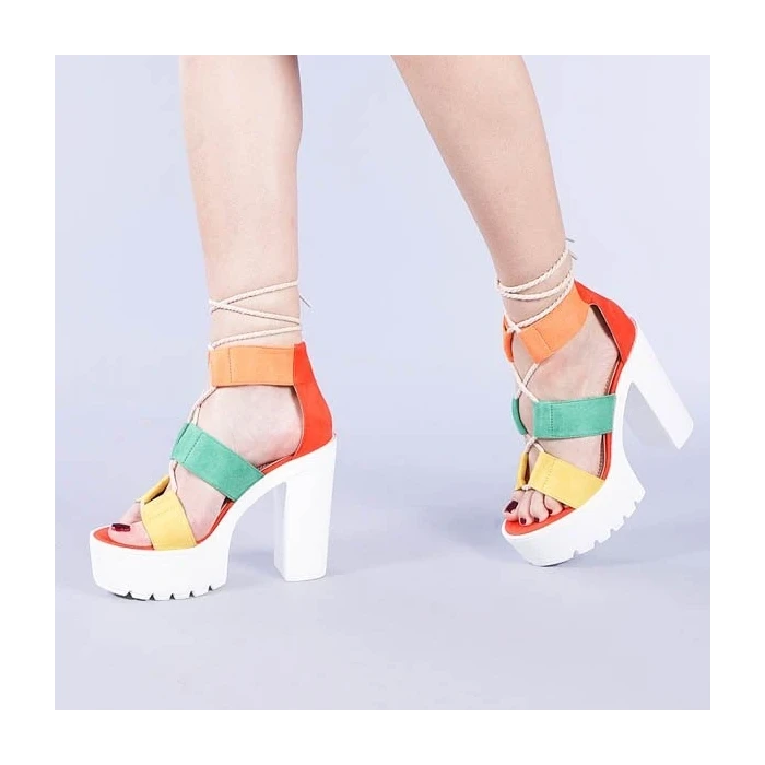 Sandale dama Yasmine rosii