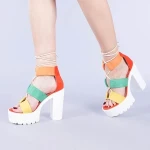 Sandale dama Yasmine rosii