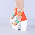 Sandale dama Yasmine rosii