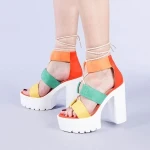 Sandale dama Yasmine rosii