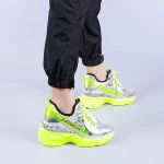 Pantofi sport dama Abigail galbeni