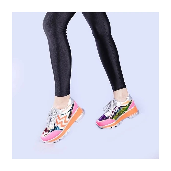 Pantofi sport dama Tereza fucshsia
