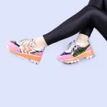 Pantofi sport dama Tereza fucshsia