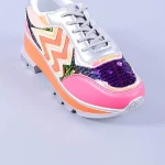 Pantofi sport dama Tereza fucshsia