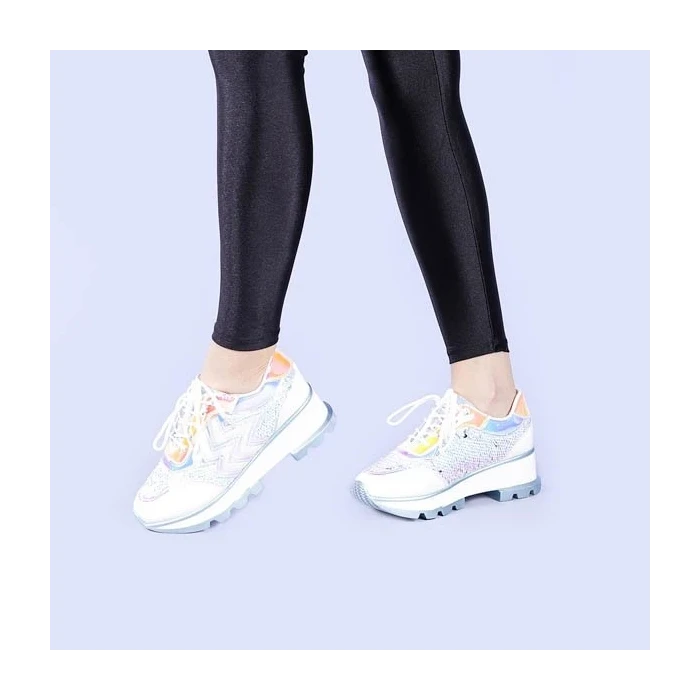 Pantofi sport dama Tereza albi