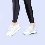 Pantofi sport dama Tereza albi