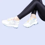 Pantofi sport dama Tereza albi