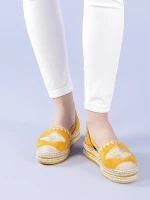 Espadrile dama Mirabela galbene