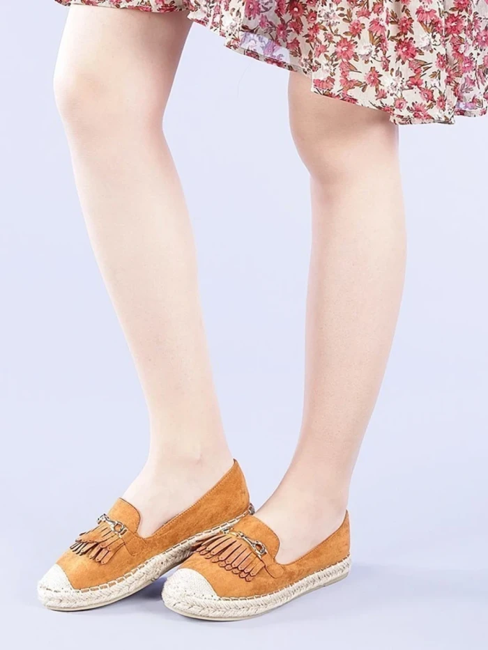 Espadrile dama Rosalyn camel