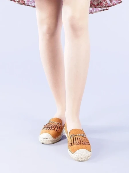 Espadrile dama Rosalyn camel