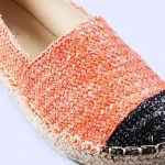 Espadrile dama Cristiana portocalii