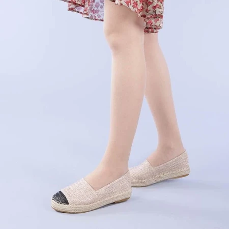 Espadrile dama Cristiana taupe