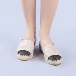 Espadrile dama Cristiana taupe