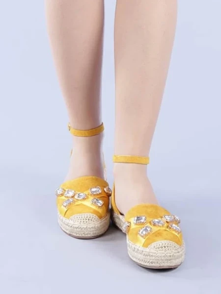 Espadrile dama Raluca galbene