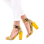 Sandale dama Faith galbene