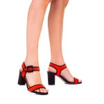 Sandale dama Felicia rosii