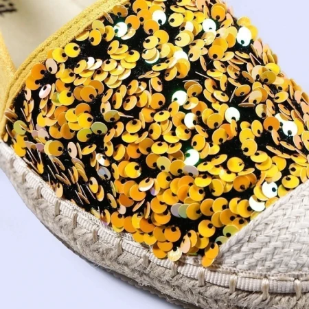 Espadrile dama Chapa galbene