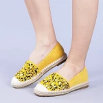 Espadrile dama Chapa galbene